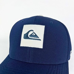 Boné Aba Curva Quiksilver Emb Square Logo Bordado - Fechado - Adulto - Foto 2