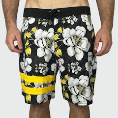 Bermuda Hurley Phantom Block Party Floral - Masculina - Foto 2