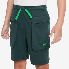 Bermuda Infantil Nike Sportswear Club FT HBR - Foto 4