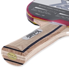 Raquete de Tênis de Mesa Yashima 1 Estrela 82012 Borracha Lisa Esponja - Foto 4