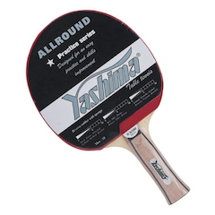 Raquete de Tênis de Mesa Yashima 1 Estrela 82012 Borracha Lisa Esponja - Foto 1