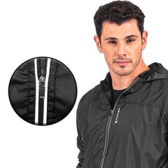 Jaqueta com Capuz Poker Hidro Repelente Meteoro - Unissex - Foto 7