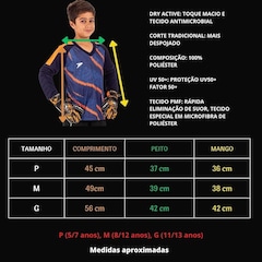 Kit de Goleiro Poker: Camisa Bold + Calça - Infantil - Foto 4