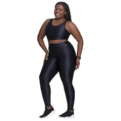 Conjunto Selene: Top Fitness + Calça Legging 3D Plus Size - Feminino - Foto 1
