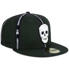 Boné Aba Reta New Era 59Fifty Fitted Collab Alexandre Herchcovitch Skull - Masculino - Foto 2
