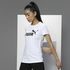 Camiseta Puma Essentials Logo Tee - Feminina - Foto 5