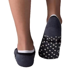 Meia Pilates Vistho Antiderrapante - Feminina - Foto 3