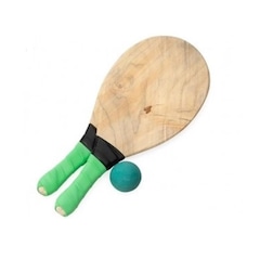 Kit de Frescobol LCM com 2 Raquetes + 1 Bola - Foto 2