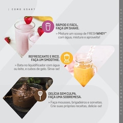 Freshwhey? Dux Nutrition Vitamina de Frutas - 450g - Foto 9