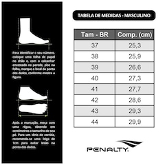 Chuteira de Futsal Penalty Matis Y-3 - Adulto - Foto 6
