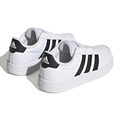 Tênis adidas Breaknet Lifestyle Court - Infantil - Foto 4
