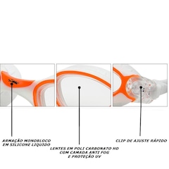 Óculos de Natação Gold Sports Phantom Performance 8.0 High Definition - Foto 2