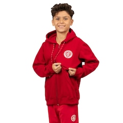 Blusão de Moletom Canguru do Internacional Surf Center Escudo Bordado - Infantil - Foto 6
