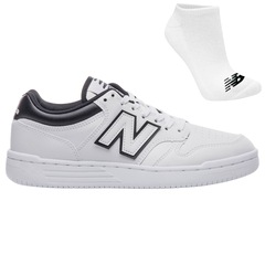 Kit Tênis New Balance 480 Low + Meia - Masculino - Foto 1