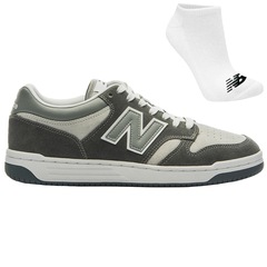 Kit Tênis New Balance 480 Low + Meia - Masculino - Foto 1