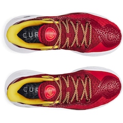 Tênis de Basquete Under Armour Curry 11 Bruce Lee Fire - Masculino - Foto 3