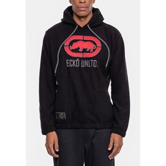 Blusão de Moletom com Capuz Ecko Fechado Teddy - Masculino - Foto 3