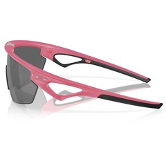 Óculos de Sol Unissex Oakley Spheara Matte Neon Pink Prizm Black - Foto 3