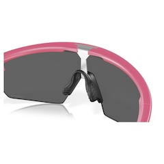 Óculos de Sol Unissex Oakley Spheara Matte Neon Pink Prizm Black - Foto 5