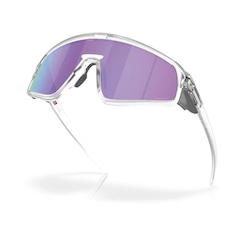 Óculos de Sol Unissex Oakley Latch Panel Matte Clear Prizm Violet - Foto 2