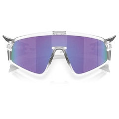 Óculos de Sol Unissex Oakley Latch Panel Matte Clear Prizm Violet - Foto 3