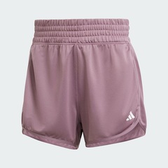 Shorts adidas Malha Cintura Alta Pacer Essentials - Feminino - Foto 4