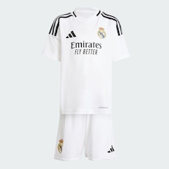 Uniforme de Futebol do Real Madrid 1 24/25 adidas - Infantil - Foto 2