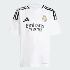 Uniforme de Futebol do Real Madrid 1 24/25 adidas - Infantil - Foto 3