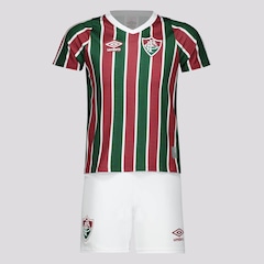 Conjunto do Fluminense I 2024 Umbro - Infantil - Foto 1