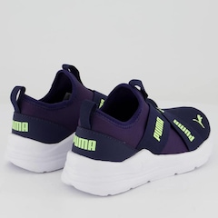 Tênis Puma Wired Run Slip On - Infantil - Foto 3