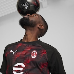 Camisa Pré-Jogo Ac Milan Puma - Masculina - Foto 3