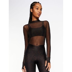 Camiseta Manga Longa Estampada  Glam - Bodyforsure - Foto 3
