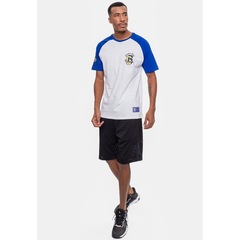 Camiseta Nba Logo Flag Golden State Warriors - Masculina - Foto 5