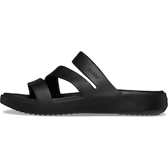 Sandália Crocs Getaway Strappy Black - Feminino - Foto 1