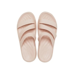 Sandália Crocs Getaway Strappy Quartz - Feminino - Foto 3
