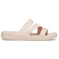 Sandália Crocs Getaway Strappy Quartz - Feminino - Foto 7