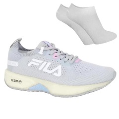 Kit Tênis Fila Float Prime + Meia - Feminino - Foto 1