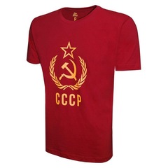 Camiseta Cccp Brasão Central Liga Retrô - Masculina - Foto 2