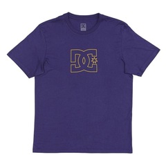 Camiseta Dc Shoes Dc Star Outine Wt24 Masculina Roxo - Foto 3