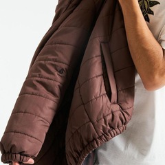 Jaqueta sem Capuz Volcom Walltzerd Mahoganytie Dye - Masculina - Foto 5