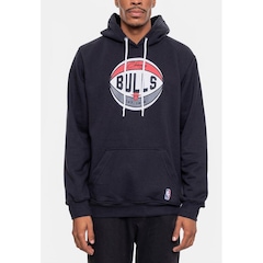 Blusão De Moletom Com Capuz NBA Basketball Chicago Bulls - Masculino - Foto 3