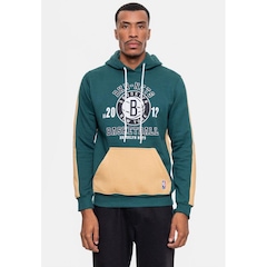 Blusão De Moletom Com Capuz NBA Team Town Brooklyn Nets - Masculino - Foto 1
