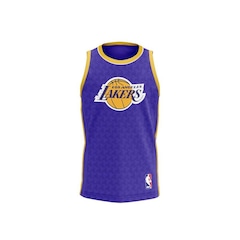 Camiseta Regata NBA La Lakers Terms Braziline - Infantil - Foto 1