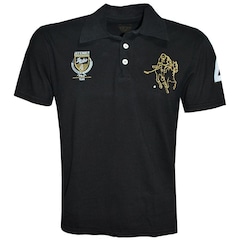 Pólo Defender Preta - Liga Retro - Masculino - Foto 1