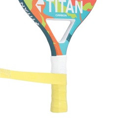 Grip Mormaii Anti Vibração Pro Para Raquetes De Beach E Padel Branco - Foto 5