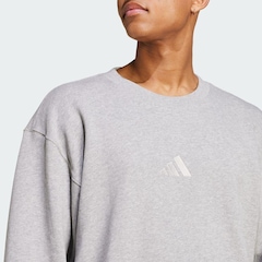 Blusão de Moletom sem Capuz adidas Crew Moletinho All Szn - Masculino - Foto 7