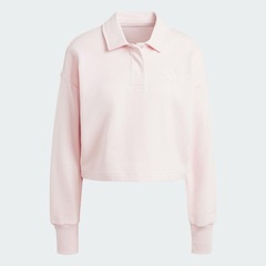 Camisa Polo de Moletinho adidas All Szn - Feminina - Foto 4
