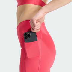 Shorts adidas Bolso 7-Inch Optime Essentials - Feminina - Foto 6