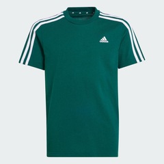 Camiseta adidas Algodão Essentials 3-Stripes - Infantil - Foto 2