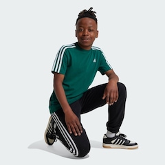 Camiseta adidas Algodão Essentials 3-Stripes - Infantil - Foto 3